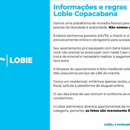 Lobie Copacabana Apartment Рио де Жанейро Екстериор снимка